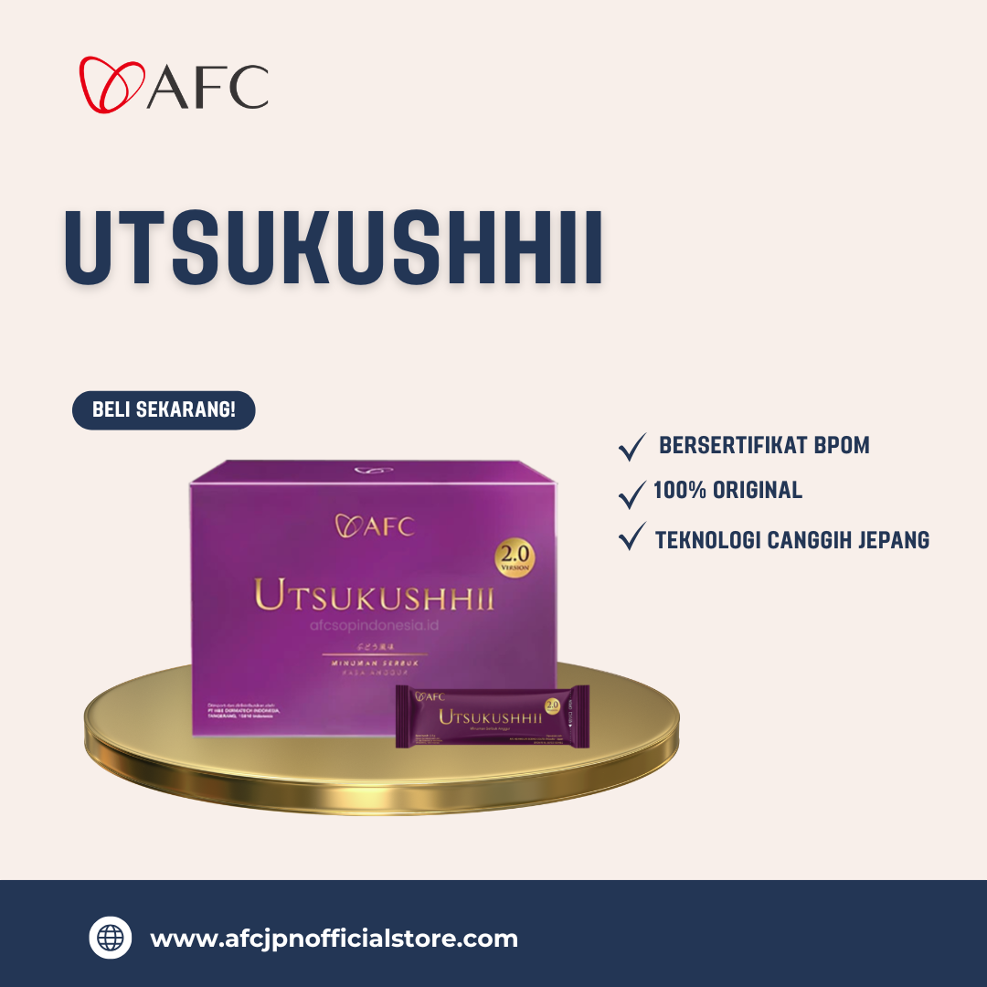 Utsukushhii  – Suplemen Kecantikan Premium, Asli dari Jepang