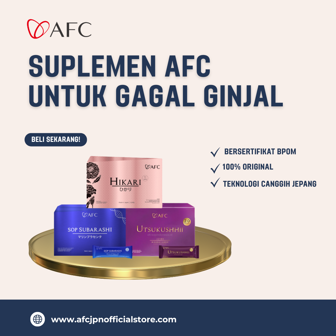 Distributor Suplemen AFC untuk gagal ginjal Original