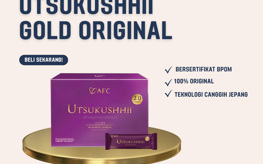 Utsukushhii Gold Original Resmi, Terjamin 100% Asli