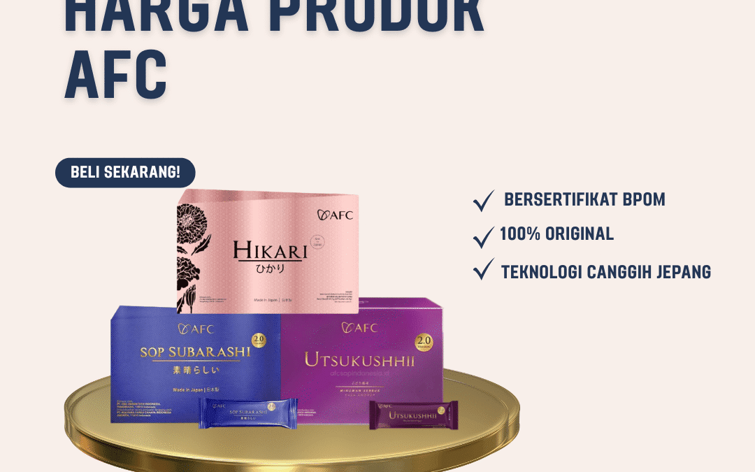 Harga Produk AFC Resmi Terbaru 2025 Resmi + Promo Spesial