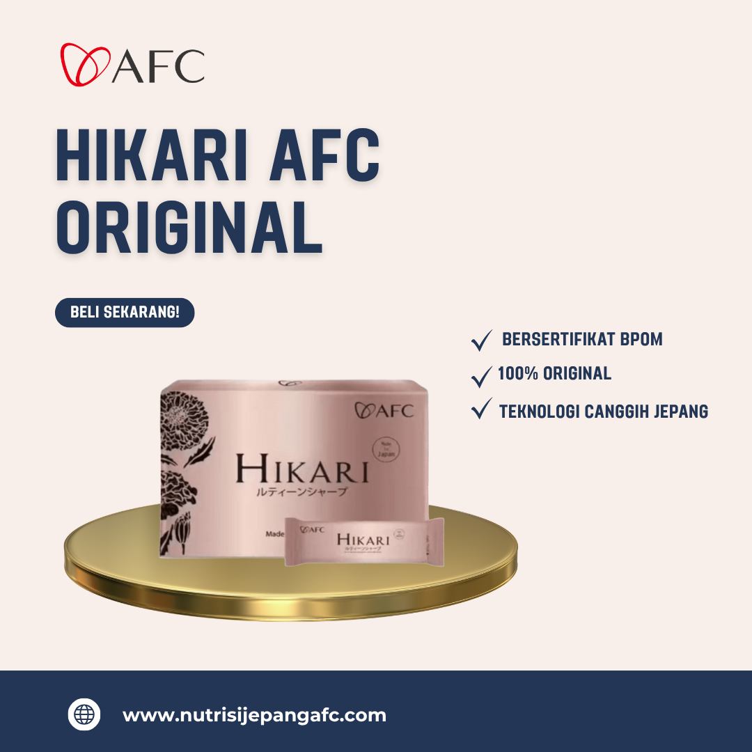 Hikari AFC Original | Rahasia Sehat & Awet Muda Ala Jepang!