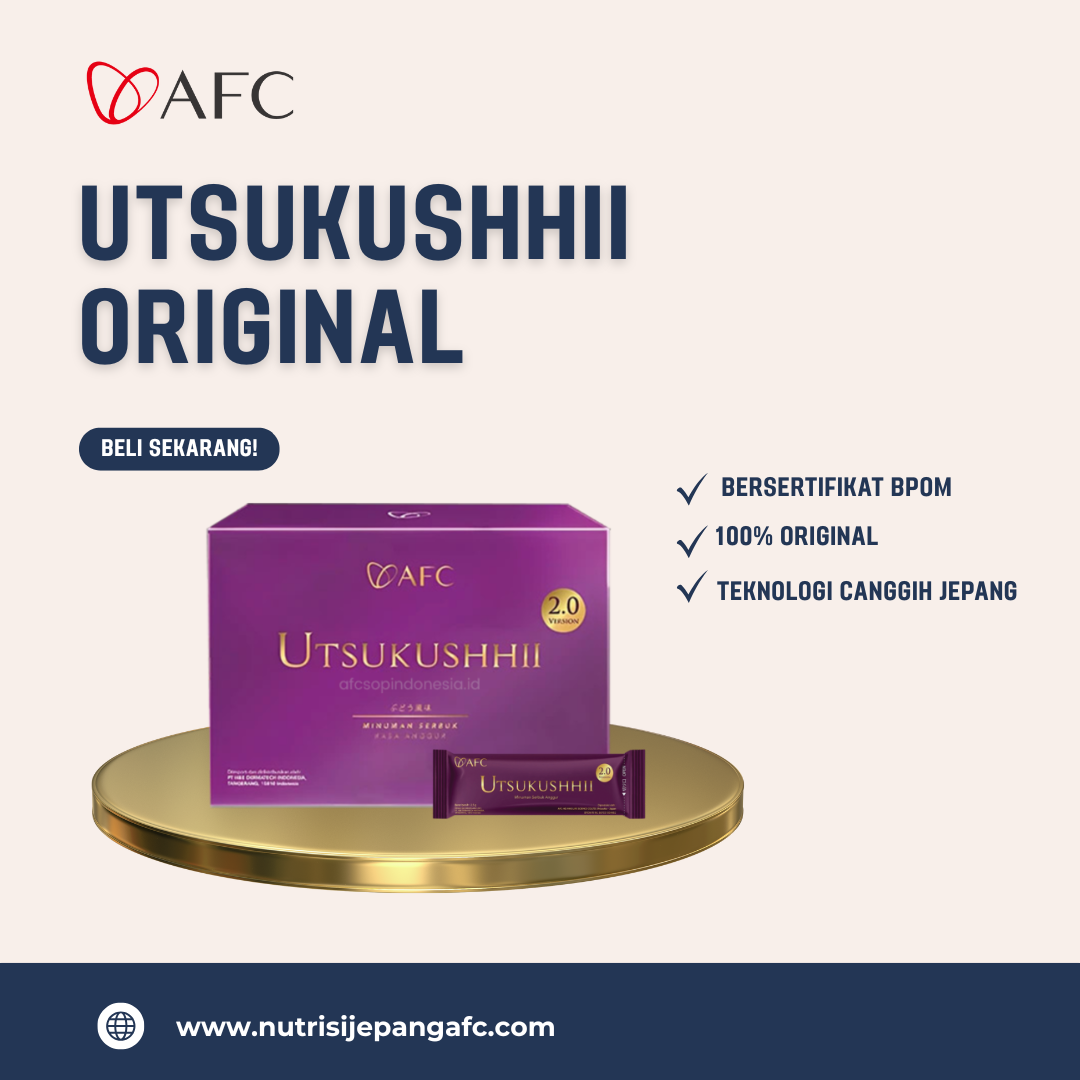 Utsukushhii Original Terjamin Asli 100% & BPOM!
