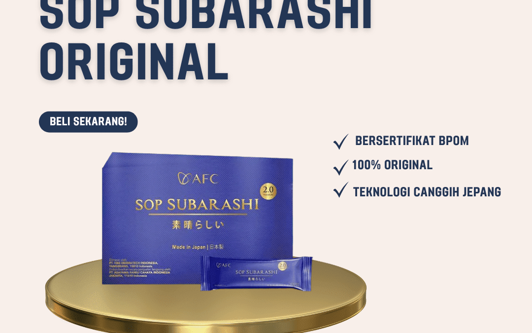 SOP Subarashi Original 100% | Harga Terjangkau, Free Voucher