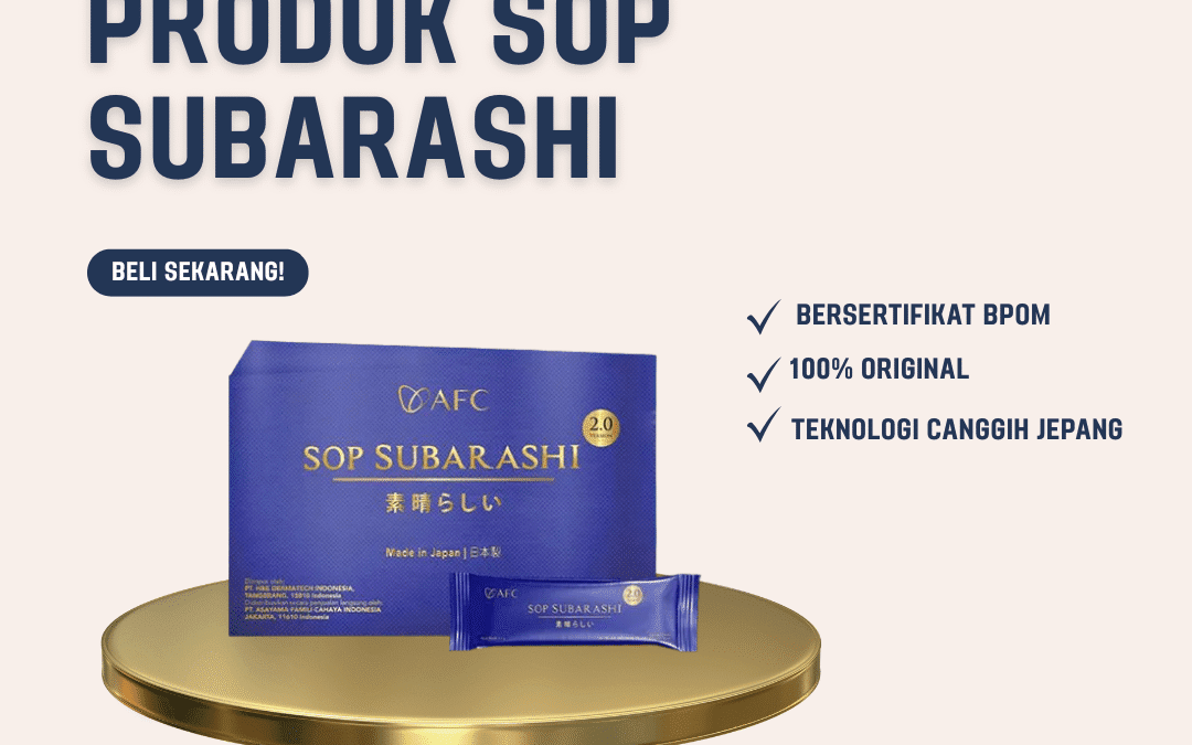 Jual Produk AFC SOP Subarashi – 100% Asli, BPOM & Halal