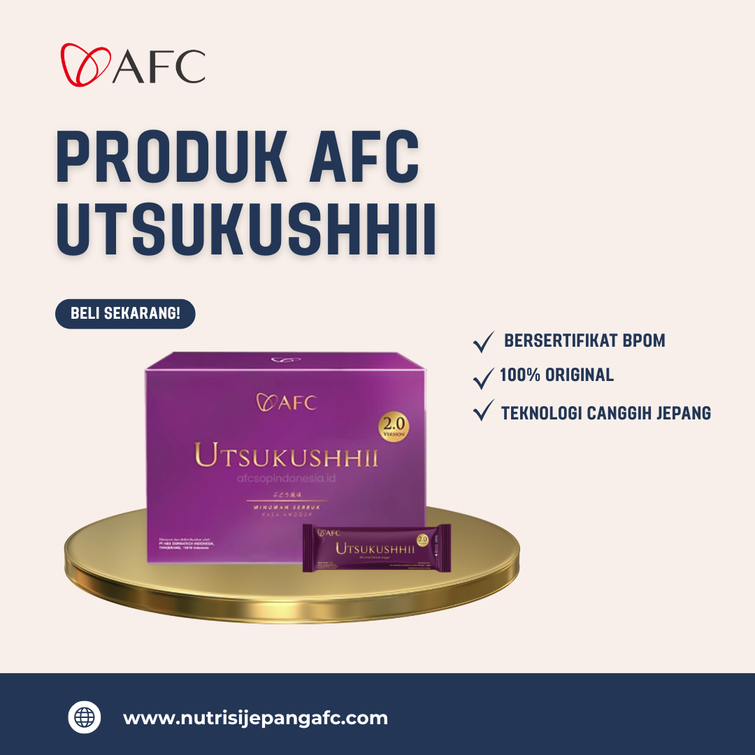 Produk AFC Utsukushhii | Suplemen Kecantikan dari Jepang