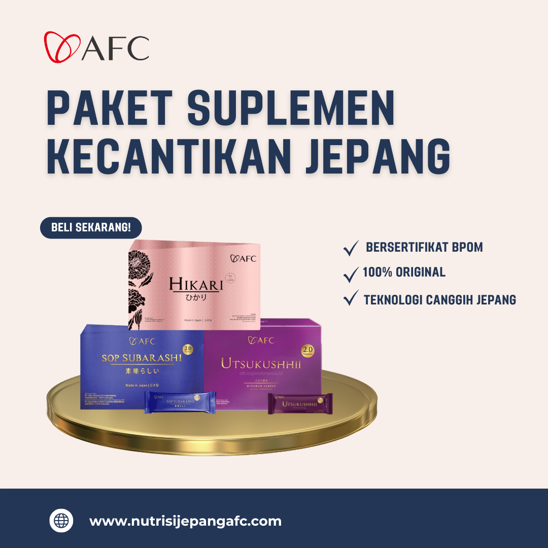 Paket Suplemen Kecantikan Jepang