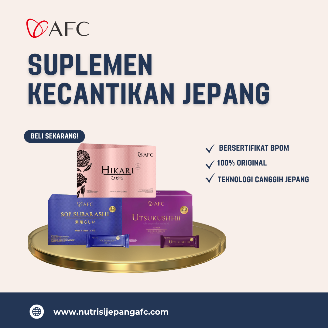 Suplemen Kecantikan Jepang
