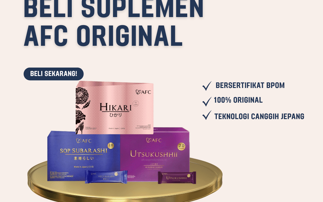 Beli Suplemen AFC Original untuk Kesehatan Alami