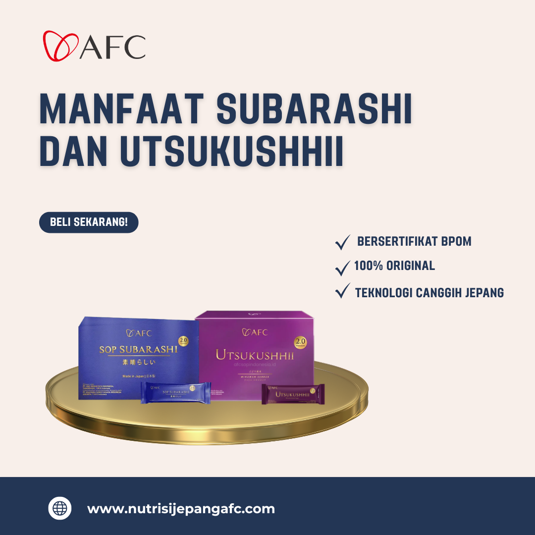 Ketahui Manfaat Subarashi dan Utsukushhii untuk Kesehatan