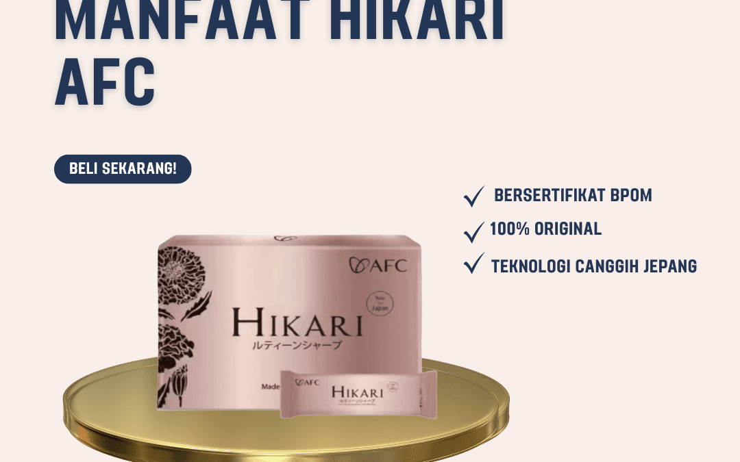 Manfaat Hikari AFC | Suplemen Jepang untuk Mata & Otak