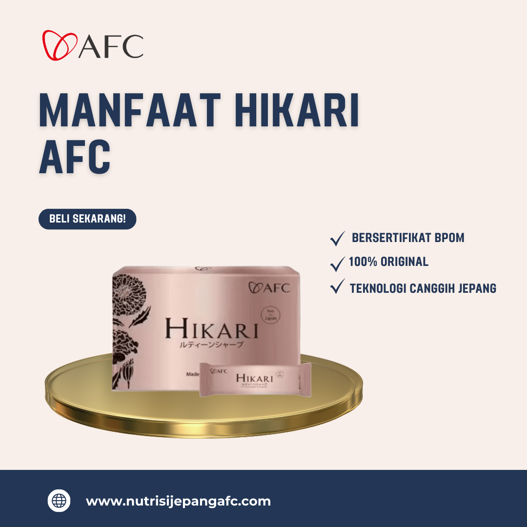 Manfaat Hikari AFC | Suplemen Jepang untuk Mata & Otak