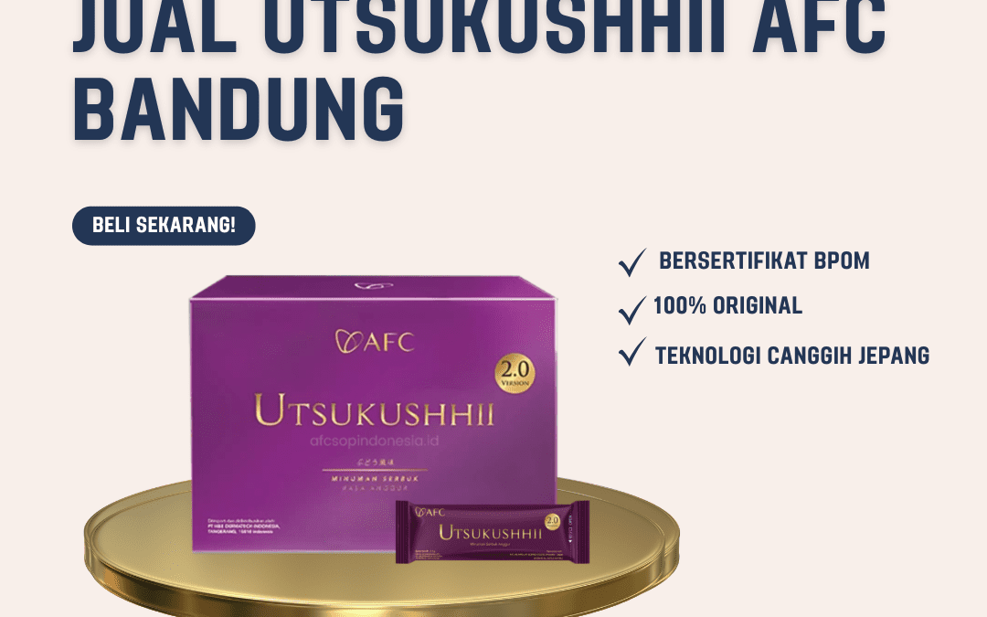 Jual Utsukushhii AFC Bandung | Produk 100% Asli & Terpercaya