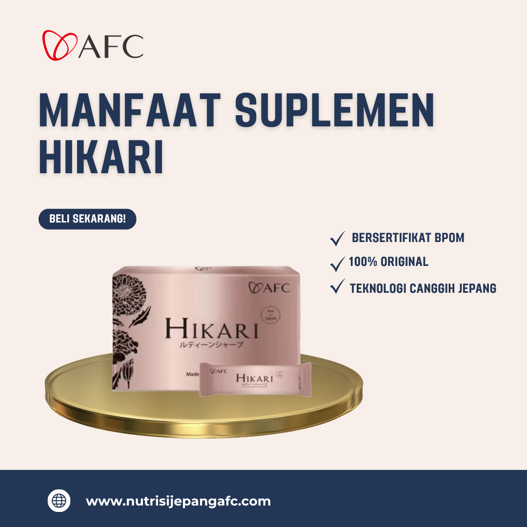 Manfaat Suplemen Hikari