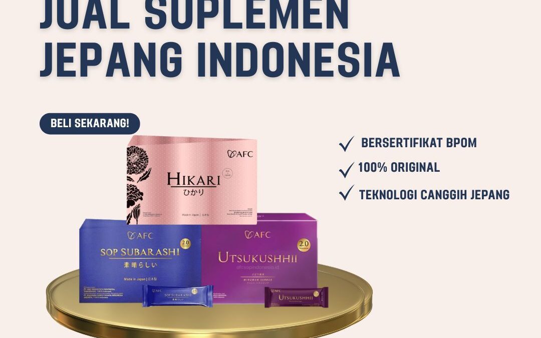 Jual Suplemen Jepang Indonesia Original & Terpercaya 