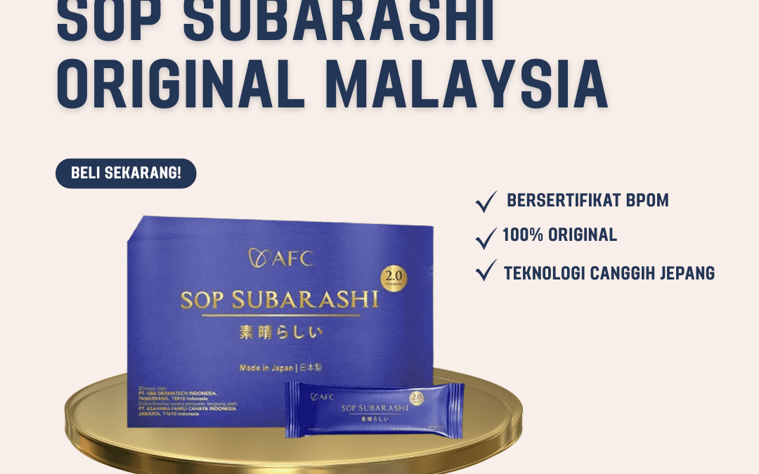 SOP Subarashi Original Malaysia | Distributor Terpercaya