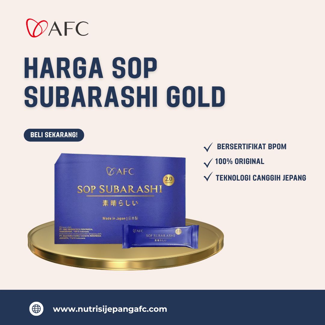 Harga SOP Subarashi Gold