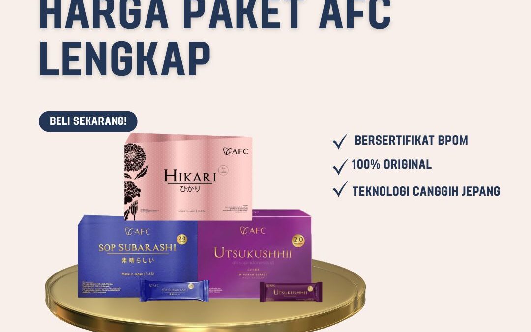 Harga Paket AFC Lengkap Resmi, Hemat dengan Cashback